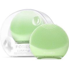 FOREO Luna 4 go Facial Cleansing Brush & Firming Massage - Premium Skin Care - Improves Absorption of Face Care Products - Simple Skin Care Tools - For All Skin Types - Pistachio