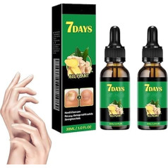 Ingwer-Nagelbehandlung, Nagelunterstützung, Nagelpflege, Ingwer-Nagelwachstumsserum, 7-Tage-Nagelbehandlung, Nagelstärker für beschädigte Nägel, Ingwer-Nagelwachstumsserum (2pcs)