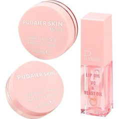 FRCOLOR 1 Set Lip Mask Lip Balm Set Lip Moisture Oil Lip Masks Softening Smoothing Lip Masks Invigorating Lip Scrub Lip Filler Plumper Lip Glaze Pink Eyeshadow