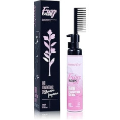 immetee Hair Straightener with Moisturising Treatment - Anti-frizz Nourishing and Repairing Straightener Professional Home Straightening Treatment 100ml