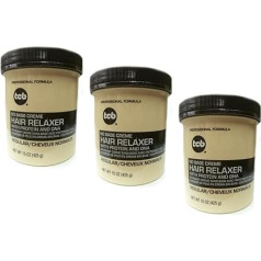 TCB No Base Cream Hair Relaxer Regular Normal 425 g (Total 1275 g) Pack of 3