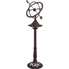 Sundial Iron Sun Garden Decoration Nostalgia 112 cm Antique Style