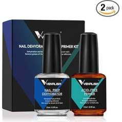 VENALISA Gel Nail Polish Foundation and Nail Prep Dehydrator 15ml Long Lasting Gel Nail Polish and Acrylic Powder Summer Gift