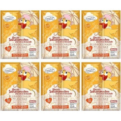 Dresdner Essenz Care Bath Sandman Passion Fruit Fragrance 6 x 60 g Bath Additive Vegan Pack of 6