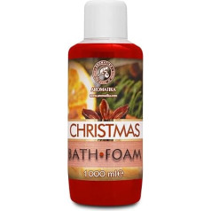 Bath Foam Christmas - 1000 ml - Bath Foam with Essential Oil - Aromatherapy Bath - Body Care - Good Sleep - Bathing - Relaxation - Bath Additive - Foam Baths