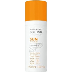 ANNEMARIE BÖRLIND Sun Anti-Ageing Sun Cream DNA Protect SPF 30 (50 ml) - Provides High Sun Protection and Active Cell and DNA Protection, Effectively Inhibits the Development of UV Damage, Vegan