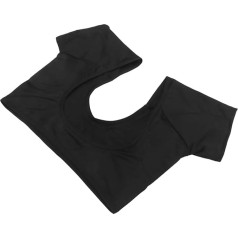 EXCEART Sweat Protection Underwear Vest Armpit Sweat Protection Washable Sweat Pad Sweat Absorbent Mat for Women Black Size M, Image 1
