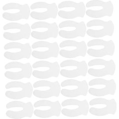 MAGICLULU Pack of 1000 U-Shaped Eye Masks, Paper Eye Pads, Moisturising Eye Pads, Cotton Eye Patches, Eye Cover for Eye Face Treatments, Cotton Mask, Thin