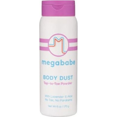 Megababe Body Dust Top To Toe Powder With Lavender & Aloe No Talc No Parabens