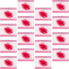 Healvian 30 Pieces 1 Set Jelly Gel Lip Mask Collagen Lip Cracked Lip Hydro Jelly Mask Pink Face Mask Lip Sleeping Mask Anti-Wrinkle Lip Plaster Hydrolysed Collagen