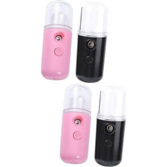 Healeved Pack of 4 Hydration Device for Spraying Face Steamer Face Steamer Pink Cleaner Skin Humidifier Spray Bottles Mini Humidifier Mist Sprayer Cool Sprayer