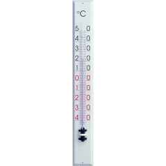 TFA Dostmann 95,1032 Thermometer Set made of white powder coated metal
