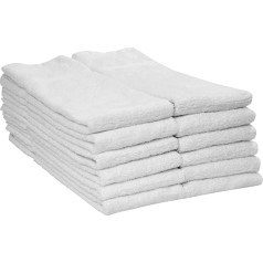 Nouvelle Legende Catalina 27 x 16 Inch Hand Towel, White, Pack of 12