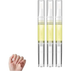 Cosmetics Nail Oil, Rejuvenation Nail Oil, Nail Oil for Growth and Strength Rejuvenation, Nail Strengthener, Cuticle Oil for Nails (Pack of 3)