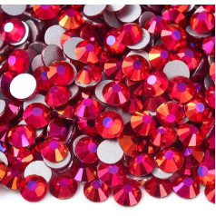 Blinginbox 1440pcs(4.6-4.8mm) SS20 Light Magenta Light Flat Back Rhinestones for Nail Art Crafts Decorations Clothes Shoes