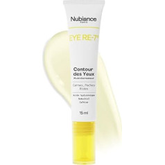 NUBIANCE - EYE Re-7, Multi-Correction Eye Contour, Dark Circles, Puffiness, Firming and Antioxidant, Moisturising Hyaluronic Acid and Anti-Wrinkle 15ml