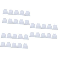 minkissy 30 Pieces Nail Art Vacuum Bags Dust Collector Bags Non-woven Dust Bags Nail Cleaner Suction Cup Vacuum Cleaner White Cleaning Bags Non-woven Fabric Manicure