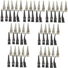 minkissy 70 Pcs Nail Set Clothing Vinyl Prom Decoration