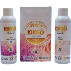 KIKAO - Spa Fragrance - Provence Set - 2 x 125g - Lavender and Rose Fragrance
