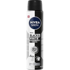 Nivea 250 ml Male Invisible Black and White Spy
