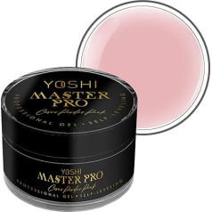 Yoshi Jelly Gel Nails 50 ml - Hard Manicure UV Gel - Professional Gel Nails - Builder Gel for Nails - Builder Gel for Nail Extensions - Gel for Gel Nails UV and LED - Powder Pink
