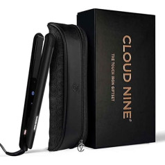 CLOUD NINE The Touch Iron - Hair Straightener for Healthier Hair - Heats Instantly - With Mineral Enriched & Movable Ceramic Plates - Touch Technology for Temperature Control
