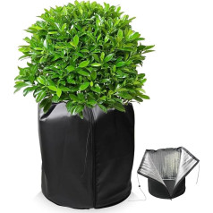 RSHVSMS Thermal Pot Protector for Plants, Potted Plants, Protective Bag, Thermal Pot Protection, Winter Protection for Pot Plants with Drawstring, with Felt Tray (45 x 55 cm)