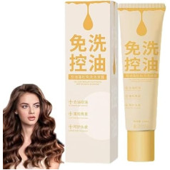 Flauschiges Ölkontrollshampoo, Flauschiges Ölkontrollshampoo ohne Ausspülen, Leave-In-Ölkontrollshampoo, Trockenshampoo, Flauschiges Haarshampoo, Flauschiges Trockenhaarshampoo ohne (1 Stück)