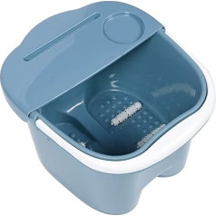 Foot Tub Spa: Sink Large Foot Bath Bucket Soaker Bood Pedicure Foot Wake Up Home Foot Spa Treatment Dead Skin Remover Blue
