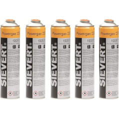 Sievert 5 x gas cylinders Powergas