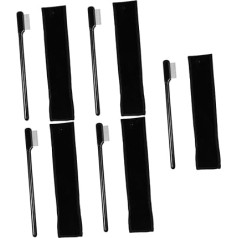 CRILSTYLEO 5 Sets Eyelash Comb Cosmetic Brush Makeup Brushes Eyebrow Styling Mans Eyebrow Comb Makeup Eyebrow Brush Cosmetic Tool Comb for Shaping Eyelashes Steel Needle Black