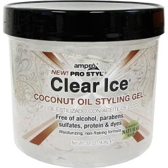 AmPro Ampro Clear Ice Coconut Oil Styling Gel, 32 oz