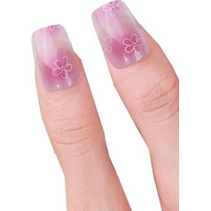Gelnägel, Aufkleber, Nagellackstreifen, Maniküre, Aufkleber, Gel-Wraps, halbgehärtete Gelstreifen für Frauen und Mädchen