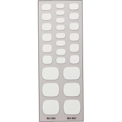 Semi-Cured Gel Toenail Strips Durable Gel Nail Stickers Waterproof Nail Foils Nail Polish Stickers for Women