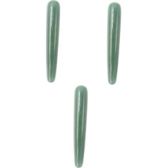 Beaupretty Face Massage Tool Zen Pen Massage Skin Care Roller Skin Care Tools Roller Massager Face Massager Jade Tool Set Scroll Wheel Massage Stick Pack of 3
