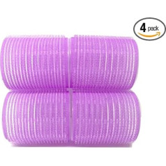 4 x Self Adhesive Hair Rollers Extra Large