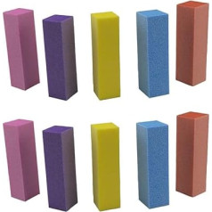 yueton 10 Pcs Nail Art Manicure Nail Art Buffer Block