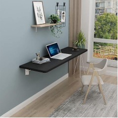 Generisch Schwebender Wand-Klapptisch für kleine Räume, platzsparend, Klapptisch für Zuhause, Büro oder Schlafzimmer