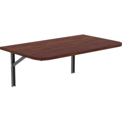Akke Folding Wall Table with Rounded Corners for Kitchen, Room, Living Room, Children's Room, 90 cm x 50 cm, Folding Wall Table, Kitchen Table, Children's Table, Folding Desk