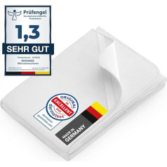 Dreamzie - Molton Mattress Protector 180 x 200 cm Cotton 300 GSM - with 4 Corner Elastics