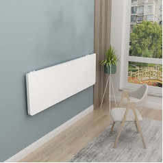 Generisch Wandmontierter klappbarer Esstisch, platzsparend, zusammenklappbar, schwimmende Werkbank, 80 x 40 cm, multifunktional und faltbar, mehrere