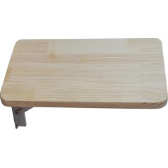 Generisch Wandmontierter Klapptisch mit Bücherregal aus Holz, multifunktionaler Schreibtisch für Küche, Esszimmer, Zuhause, Büro, platzsparend, mit Blätter-Design, Studiertisch mit verschiedenen Größen (50 cm x
