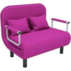3-in-1 Sofa Bed Chair, Convertible Adjustable Folding Chair, 5 Positions Sleeper Chair Beds, Padded Seat, Single Flip Chair, Leisure Floor Couch with Back