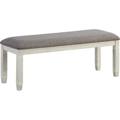 Lexicon Cailloux Dining Table Bench Antique White