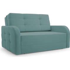 Mb-Moebel Innovatives Sofa mit Schlaffunktion, Wohnzimmermöbel, Elegantes Design - Porto 120 - Mintgrün (BRAGI 82)