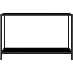 Auvyi Console Table 120 x 35 x 75 cm Living Room Side Table Practical Top Plate Placing Decorations Room Bedroom Table Offers Additional Storage Space Black