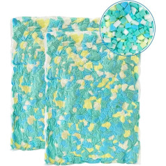 Welacer 4.4 kg Memory Foam Filling for Bean Bag Filler, Cushion Chair Cushion Dog Bed Foam Flakes Refill, Premium Soft and Great for Cushion Filling, Multi Colour and Shape