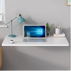‎Generisch Klapptisch zur Wandmontage, platzsparend, zusammenklappbar, für Zuhause, Büro, Werkbank, 70 x 30 cm