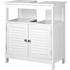 Bakaji Vanity Unit 60 x 30 x 60 cm Wood Composite White