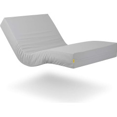 Ferlex - Curie Essential Hospital Mattress 15 cm Adjustable High Resilience Foam HR Waterproof and Breathable (90 x 190 cm)